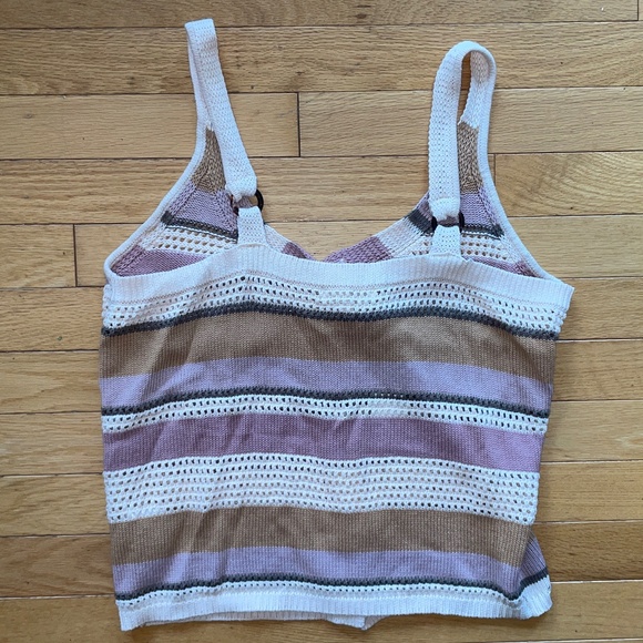 Brand New Women's Heartloom Striped Knit Tank Top - Picture 2 of 14